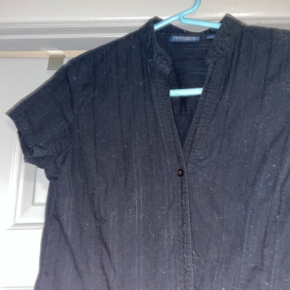 Smal Black Button Down. MUST BE BUNDLED - Picture 4 of 6